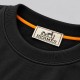 Signature H Embroidered Black Crewneck Sweatshirt Signature H Embroidered Black Crewneck Sweatshirt