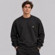 Signature H Embroidered Black Crewneck Sweatshirt Signature H Embroidered Black Crewneck Sweatshirt