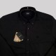 H-Roan Button-Down Slim-Fit Shirt Black H-Roan Button-Down Slim-Fit Shirt Black