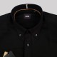 H-Roan Button-Down Slim-Fit Shirt Black H-Roan Button-Down Slim-Fit Shirt Black