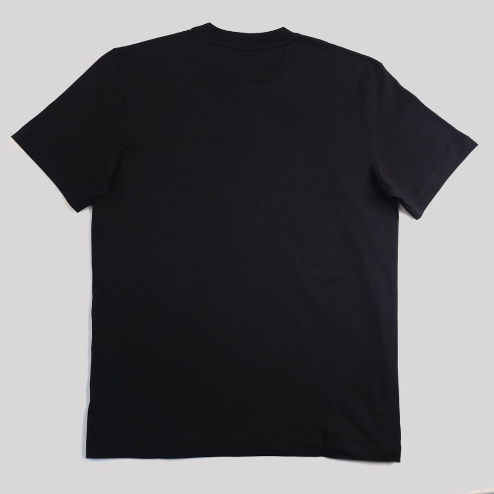 Logo-Patch Cotton T-Shirt Black Logo-Patch Cotton T-Shirt Black