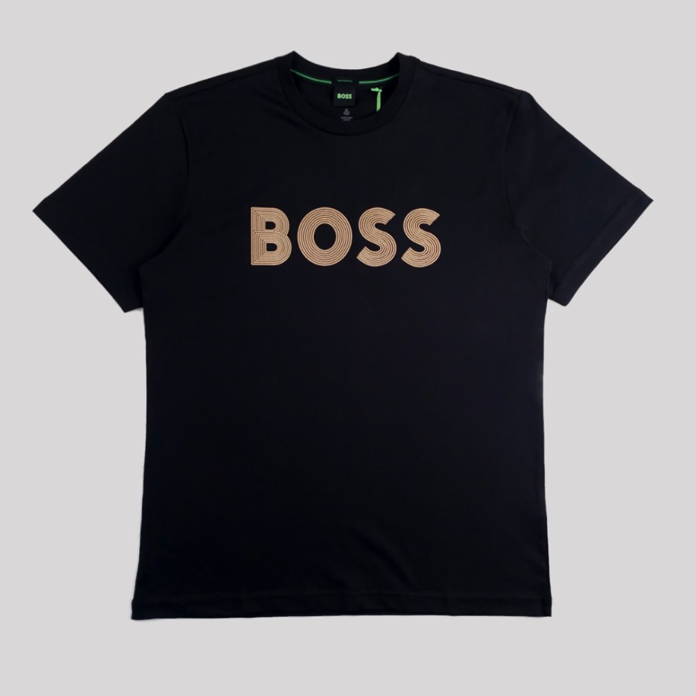 Cotton-Jersey Wide Logo Black / Gold Cotton-Jersey Wide Logo Black / Gold