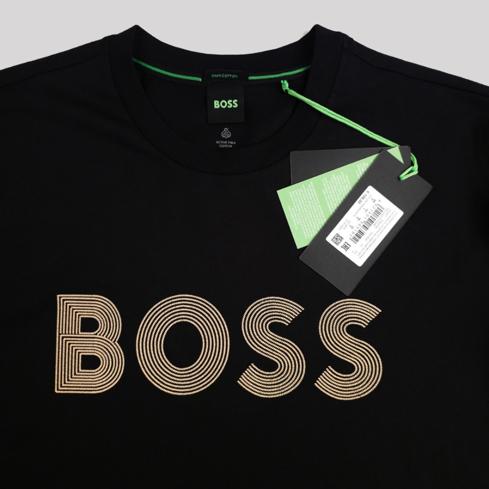 Cotton-Jersey Wide Logo Black / Gold Cotton-Jersey Wide Logo Black / Gold
