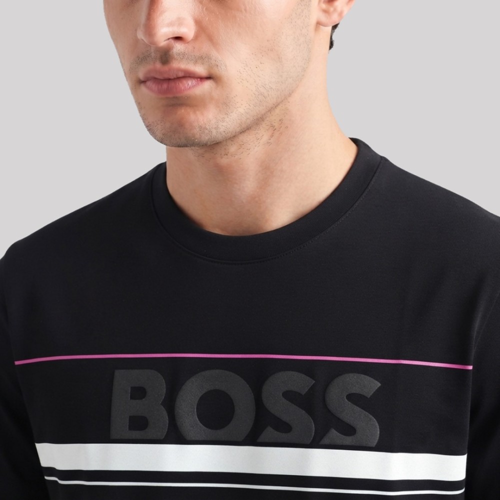 Cotton-Jersey Logo-Print Black Cotton-Jersey Logo-Print Black