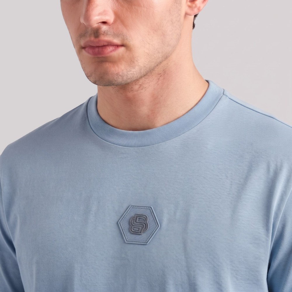 Cotton-jersey T-Shirt with Double B monogram Cotton-jersey T-Shirt with Double B monogram