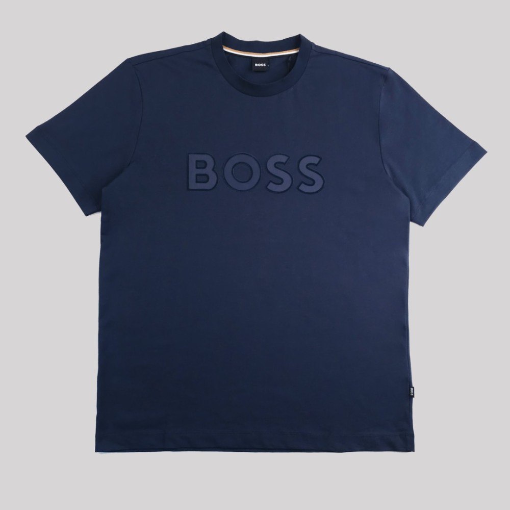 Logo-Patch Cotton T-Shirt Navy Logo-Patch Cotton T-Shirt Navy