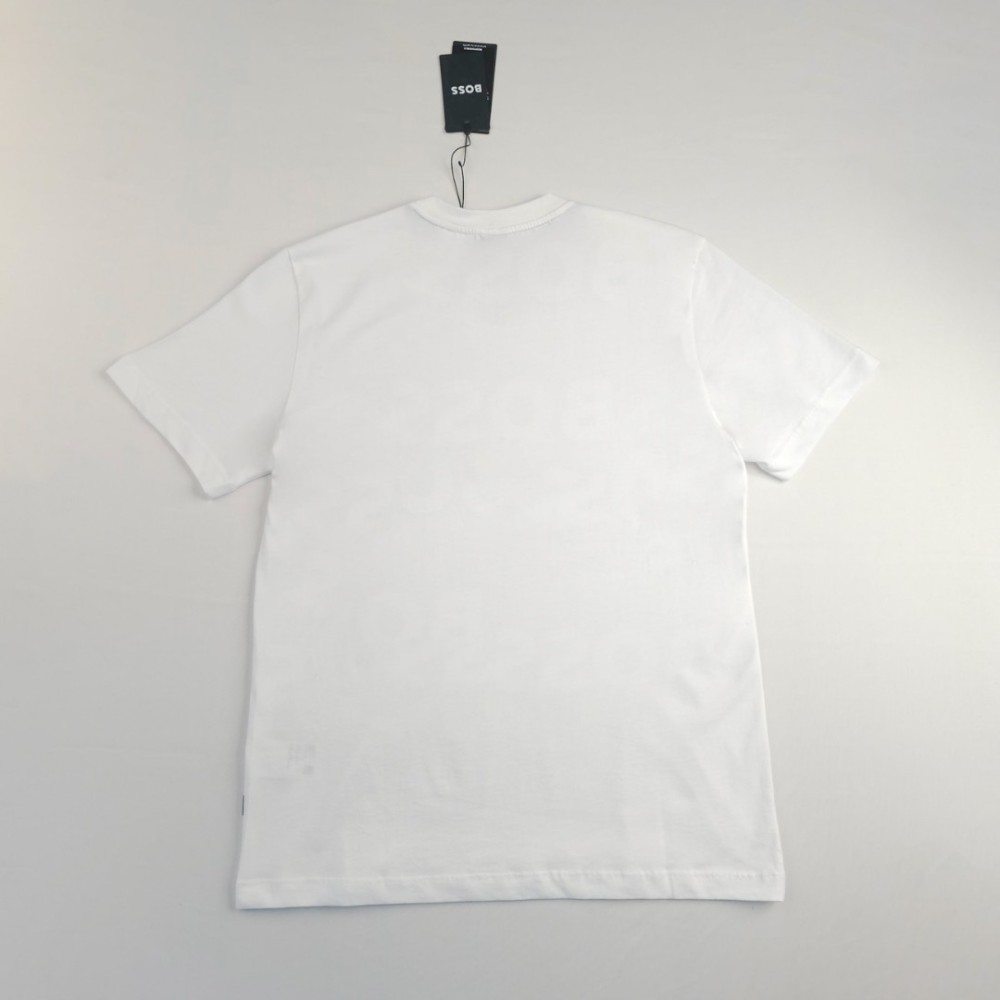 Logo-Patch Cotton T-Shirt White Logo-Patch Cotton T-Shirt White