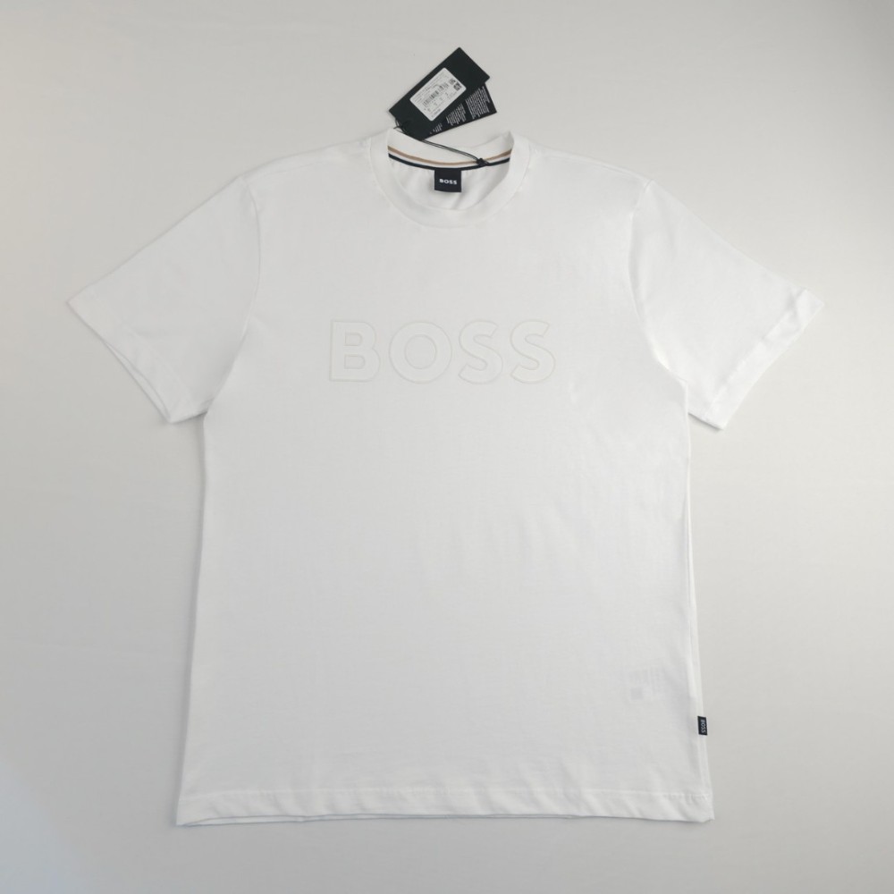 Logo-Patch Cotton T-Shirt White Logo-Patch Cotton T-Shirt White