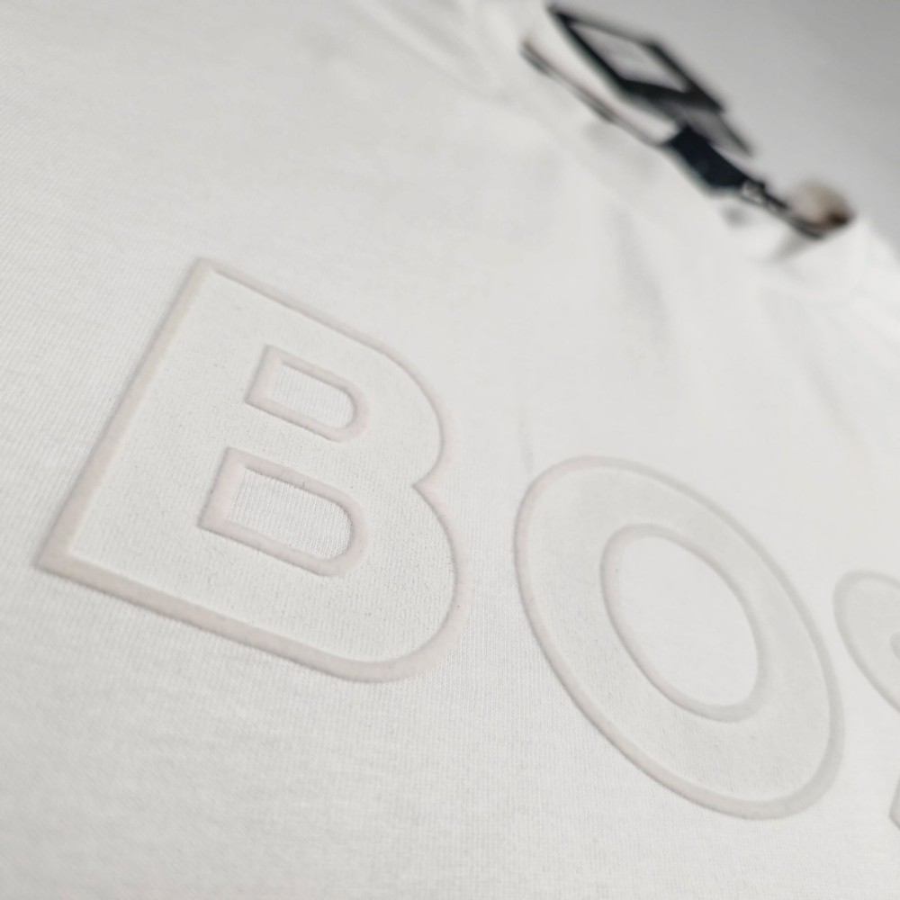 Logo-Patch Cotton T-Shirt White Logo-Patch Cotton T-Shirt White