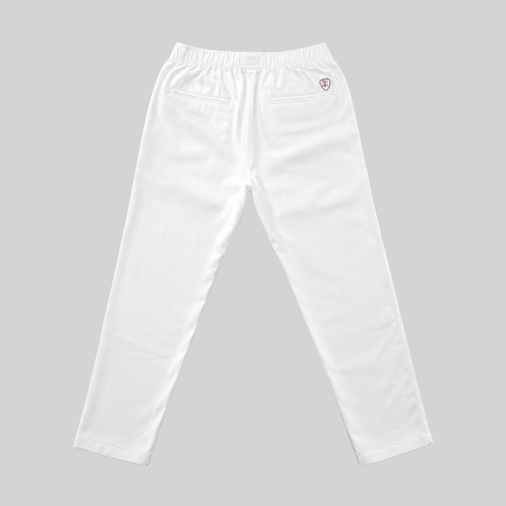 White Cotton Casual Trousers White Cotton Casual Trousers