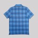 Checked Cotton Polo Polo Dark Blue Checked Cotton Polo Polo Dark Blue