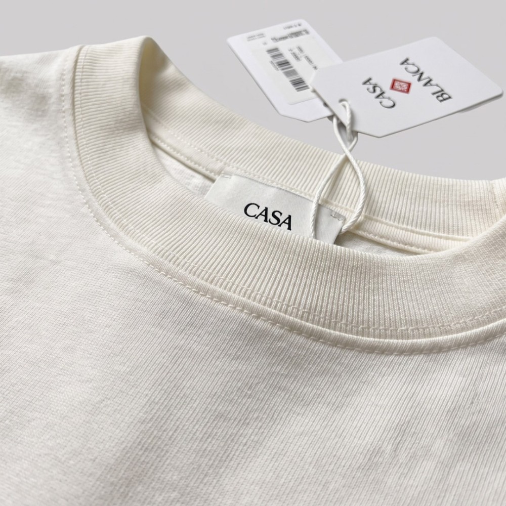 Tennis Landscape Print T-Shirt White