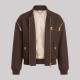 Hardware Leather Bomber Jacket Hardware Leather Bomber Jacket
