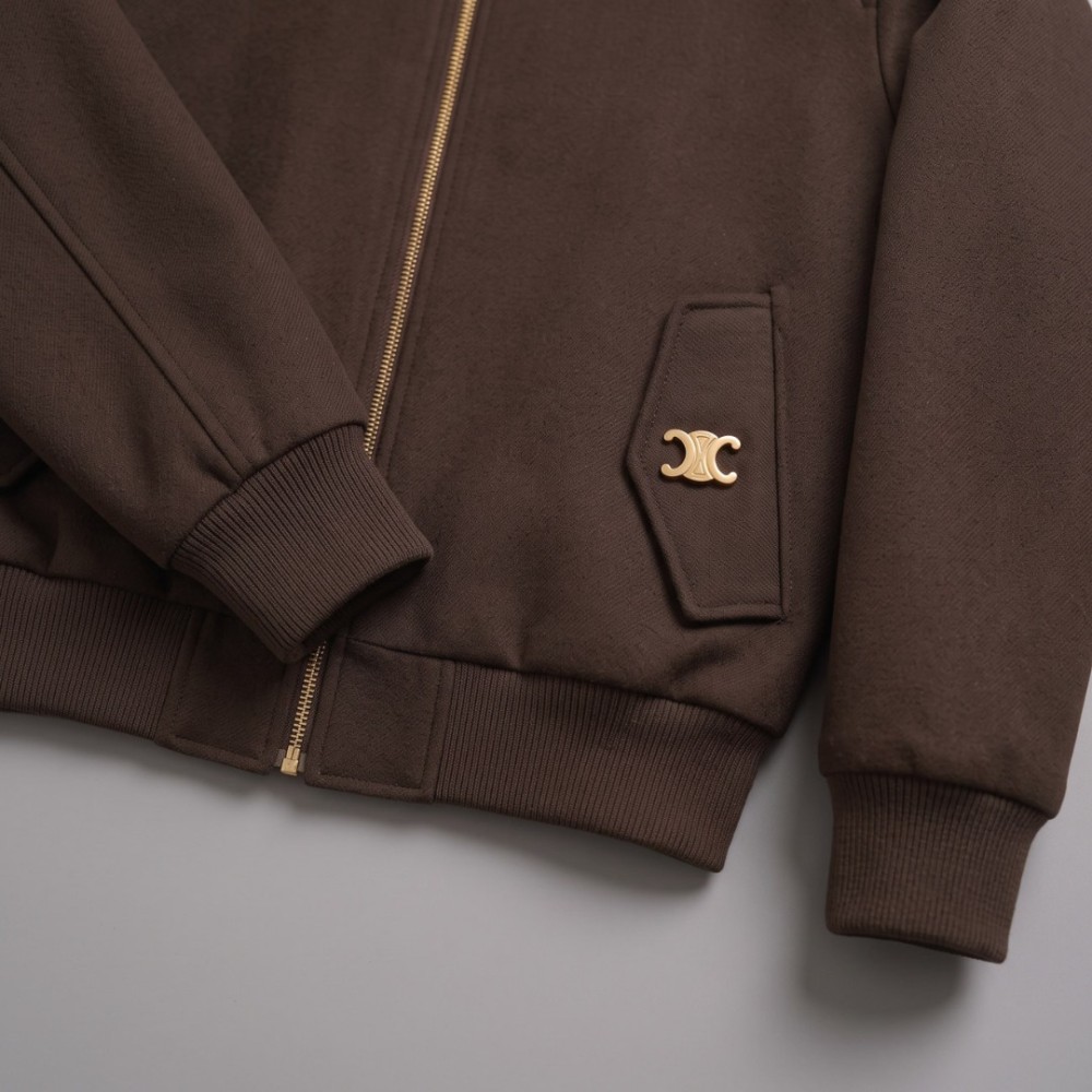 Hardware Leather Bomber Jacket Hardware Leather Bomber Jacket