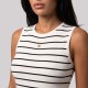 Long Tank Dress White/Black Long Tank Dress White/Black
