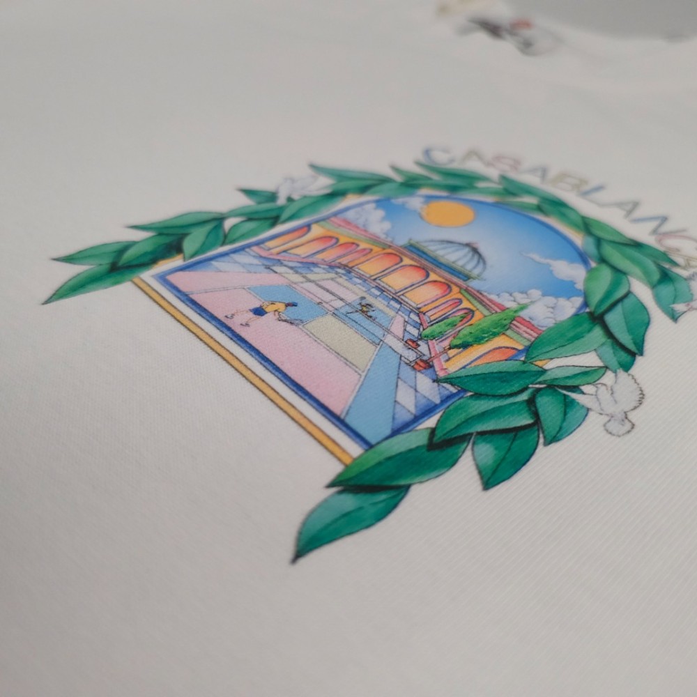 Graphic Cotton L’Arche Tennis Club White Graphic Cotton L’Arche Tennis Club White