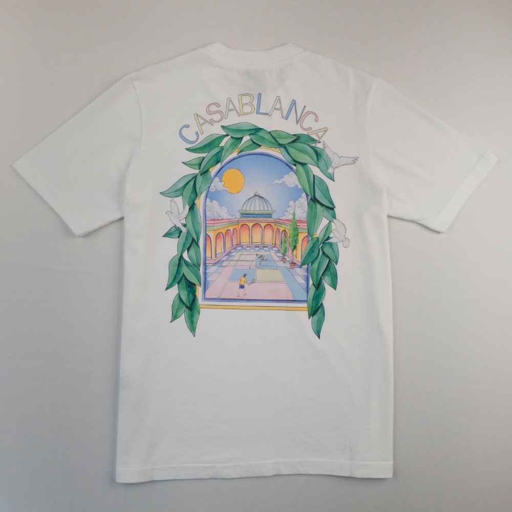 Graphic Cotton L’Arche Tennis Club White Graphic Cotton L’Arche Tennis Club White