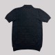 Column Stitch Short Sleeve Polo Black Details Column Stitch Short Sleeve Polo Black Details
