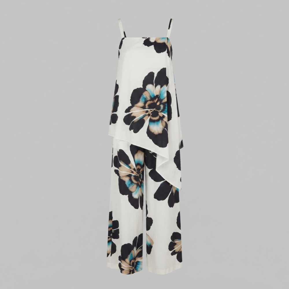 Flower Print Two Piece Set