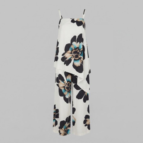 Flower Print Two Piece Set