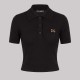 Gold Logo Plaque Polo Shirt Gold Logo Plaque Polo Shirt