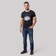 Dean & Dan Quality Graphic T-Shirt Black Vintage Logo Dean & Dan Quality Graphic T-Shirt Black Vintage Logo