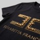 Stone Balls T-Shirt in Black / Gold