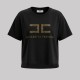 Stone Balls T-Shirt in Black / Gold