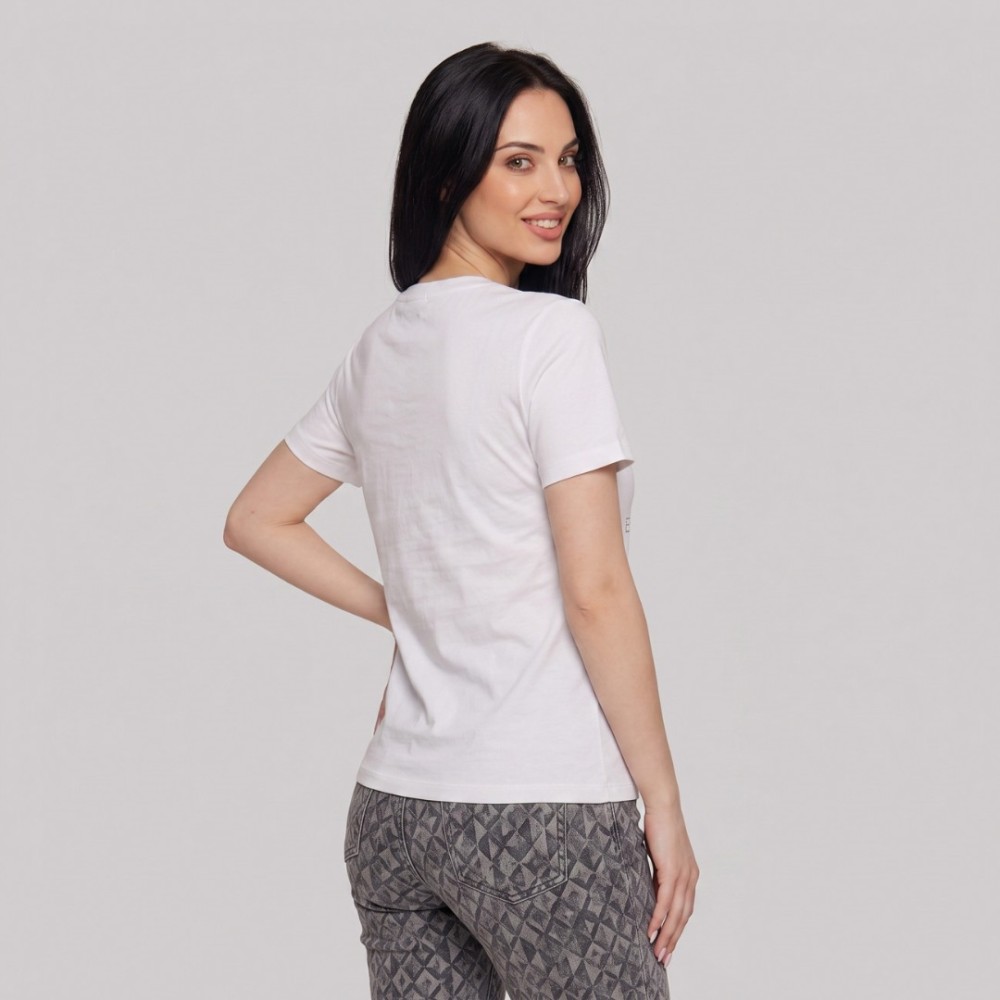 Stone Balls T-Shirt in White / Silver Stone Balls T-Shirt in White / Silver
