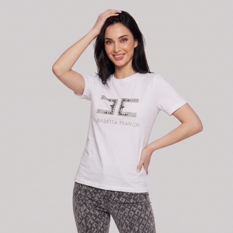 Stone Balls T-Shirt in White / Silver Stone Balls T-Shirt in White / Silver