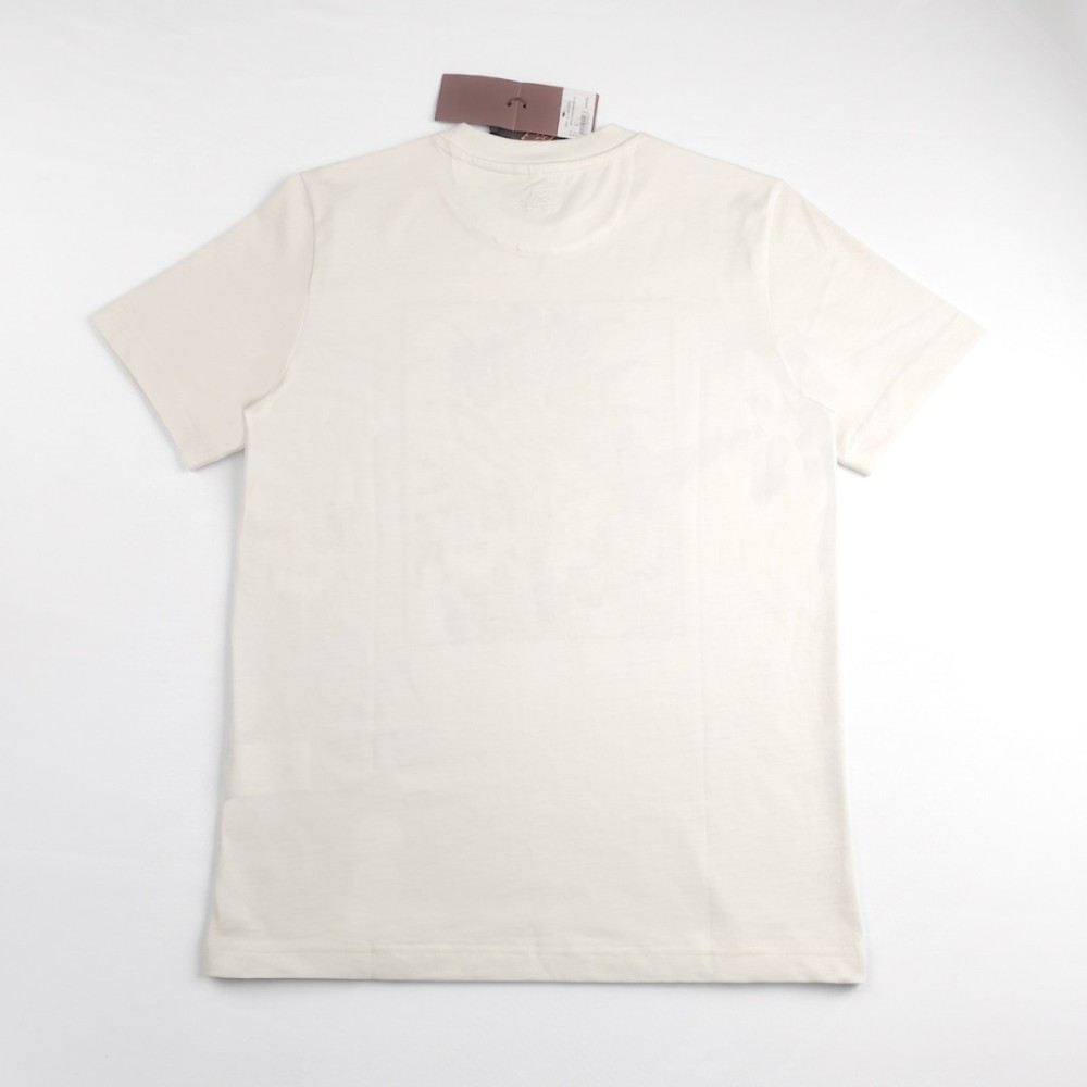 Hummingbird Cotton Crewneck T-Shirt Dirty White