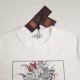 Hummingbird Cotton Crewneck T-Shirt Dirty White