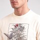 Hummingbird Cotton Crewneck T-Shirt Dirty White