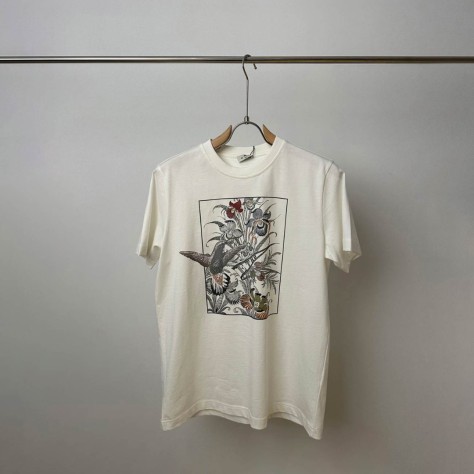 Тениска Etro Floral Hummingbird 