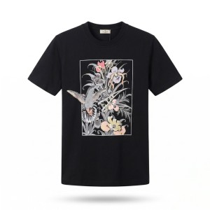 Тениска Etro Floral Hummingbird 