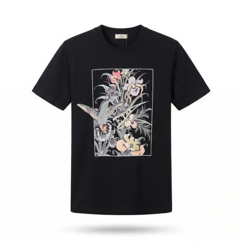 Тениска Etro Floral Hummingbird 