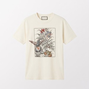 Тениска Etro Floral Hummingbird 
