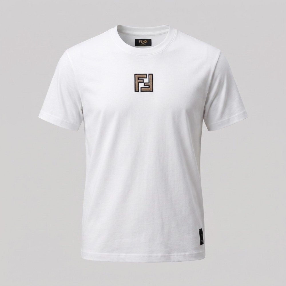 Embroidered Small Logo T-Shirt White Embroidered Small Logo T-Shirt White