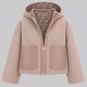 FF Monogram Two-Face Reversible Hooded Wool Jacket Beige FF Monogram Two-Face Reversible Hooded Wool Jacket Beige
