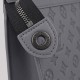 Monogram Shadow Embossed Leather Pochette Grey Monogram Shadow Embossed Leather Pochette Grey