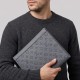 Monogram Shadow Embossed Leather Pochette Grey Monogram Shadow Embossed Leather Pochette Grey
