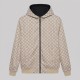 Gucci Two-Faced Windbreaker Jacket in Black / GG Axis Gucci Two-Faced Windbreaker Jacket in Black / GG Axis