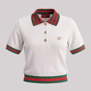 GG Logo Resort Polo Ivory