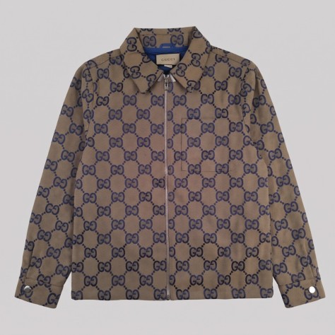 GG Axis Monogram Pattern Jacket