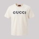 Cotton Crewneck with Embroidered Logo T-Shirt Beige Cotton Crewneck with Embroidered Logo T-Shirt Beige