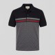 Knit-Polo Cotton Tricolor In Black