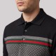 Knit-Polo Cotton Tricolor In Black