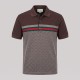 Knit-Polo Cotton Tricolor Brown