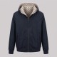 Gucci Two-Faced Windbreaker Jacket in Navy / GG Axis Gucci Two-Faced Windbreaker Jacket in Navy / GG Axis