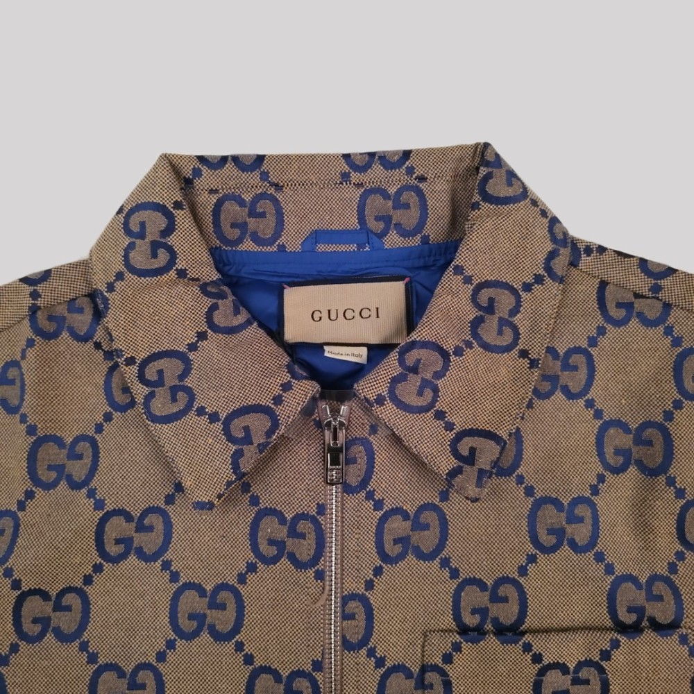GG Axis Monogram Pattern Jacket